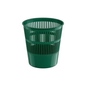 Корзина для бумаг сетчатая пластиковая ErichKrause Classic, 9л, зеленый