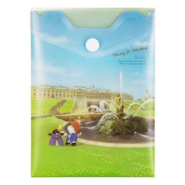 Конверт на кнопке  с рисунком А6 Санкт-Петербург, Петергоф