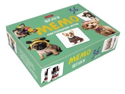 Игра Мемо "Щенки" (36 карточек)