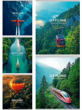 Тетрадь А5 48л кл. Проф-Пресс "Природа и транспорт"