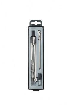 Готовальня Globus "Техника" 3 предм. сталь (футляр)