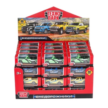 Машинка металл.  7см "Внедорожник"