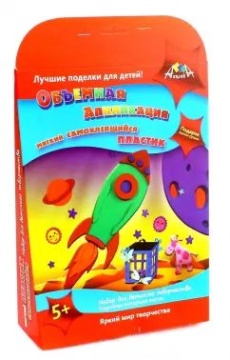 Аппликация из EVA А5  "Ракета"