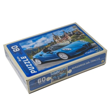 Пазлы   60 элементов  340*240мм. "Машина на трассе"