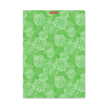 Тетрадь А4 48л кл. скоба Erich Krause пласт.обл. "Clover, Mixed Reality"