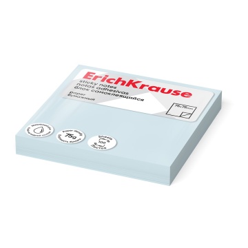 Бумага с липким краем (76*75мм) 100л, голубой