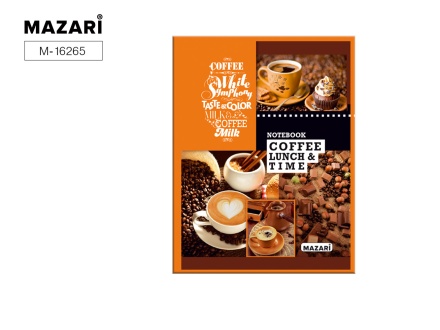 Бизнес-блокнот А5 (140*200), 80 л. В клетку. Блок офсет, твердая обложка