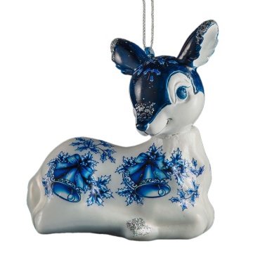 Украшение ErichKrause Decor Олененок 10см, стекло