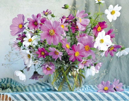 Календарь Трио  295*720мм на 2025г.  Полевые цветы