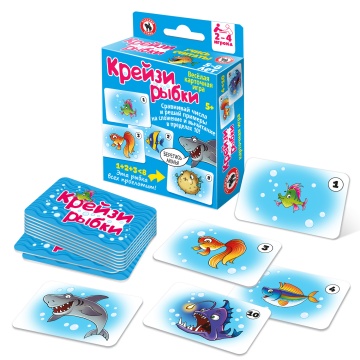 Игра настольная "Крейзи рыбки"