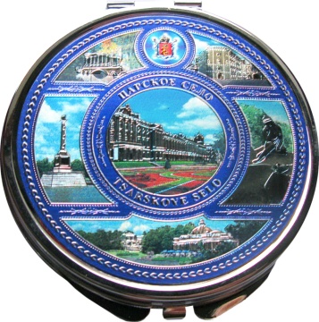 Зеркало 7см "Екатерининский дворец" серебро