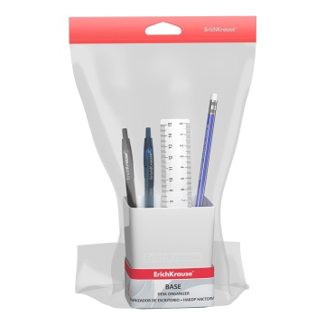 Набор настольный пластиковый ErichKrause Классика, белый