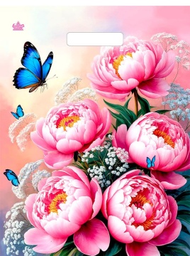 Пакет 40*31см (30мк) с вырубной ручкой "На рассвете" ПВД