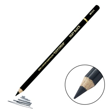 Карандаш цветной Koh-I-Noor GIOCONDA SILKY Н художественный, черный матовый