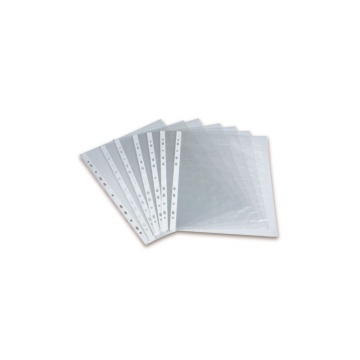 Файл с перфорацией А4+ Eco, 0,03мм / 100 шт/уп., глянец