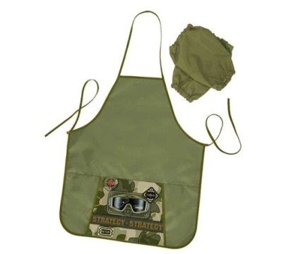 Набор Нарукавники + фартук для труда 535*445мм 1 карман "Милитари"