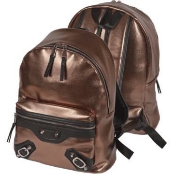 Рюкзак подростковый 38*30*14см deVENTE "Бронза" кожзам, матовый 1 отд. на молнии, карман