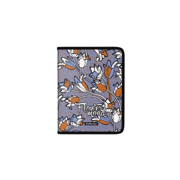 Папка для тетрадей на молнии пластиковая ErichKrause Tulips, A5+ (в пакете по 4 шт.)