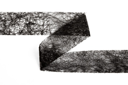 Термолента "Паутинка" 10мм *3м черная