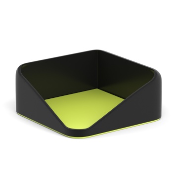 Подставка для бумажного блока пластиковая ErichKrause Форте, Акцент, черный с желтым