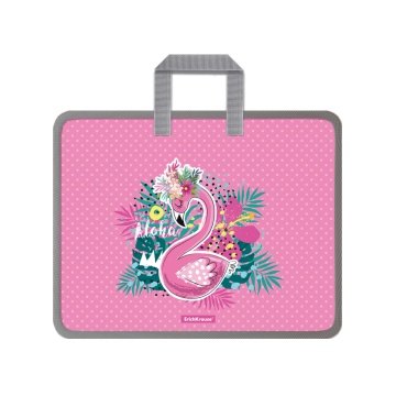 Папка пластиковая для творчества ErichKrause Rose Flamingo, A4+