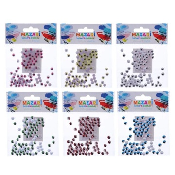 Набор "Глазки подвижные с ресницами" 6мм, 100 шт