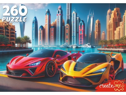 Пазлы 260 элементов 237*330мм. "Шикарные авто"