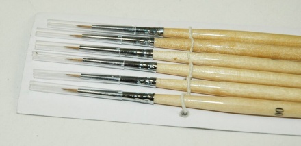 Кисть колонок круглая  00 "ЗХК"