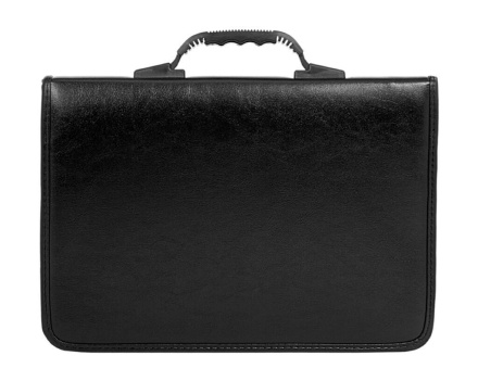 Папка деловая к/з А4 1 отделение, ручка трансформер на молнии