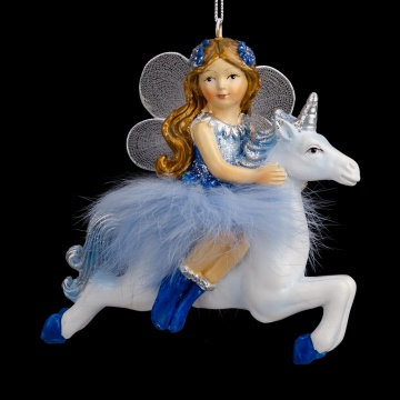 Украшение ErichKrause Decor Фея на единороге 9см