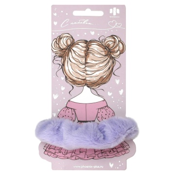 Резинка для волос "Феникс+. Пушистая" 1шт.