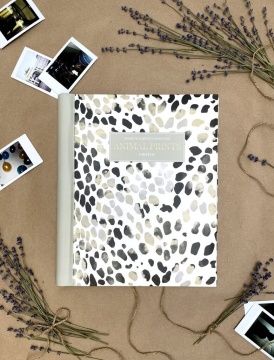 Фотоальбом магнитный 10л  23*28см спир. Animal print. Шкурки 2