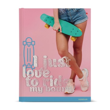 Тетрадь А5 80л кл. на кольцах Альт "Penny board" БЕЗ ПОЛЕЙ