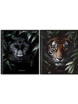 Тетрадь А5 48л кл. гребень Проф-Пресс "Дикие кошачьи - 2"