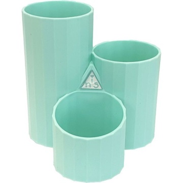 Подставка наст. "Pastel" 11*11*11,5см , пластиковая, цвет мятный*