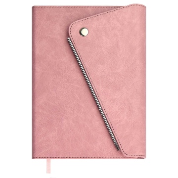 Ежедневник недат. А5 160л., кож.зам., тв.пер. "Шеврет делавэ розовый" блинт.тисн. ляссе