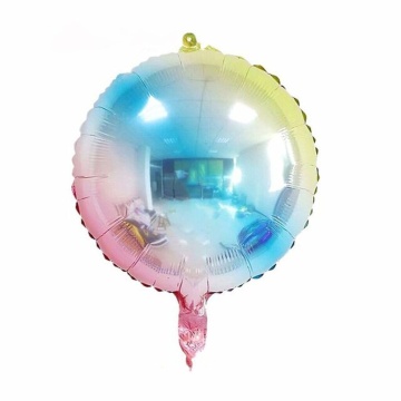 Шар фольга 18" "Круг" разноцветный 45 см