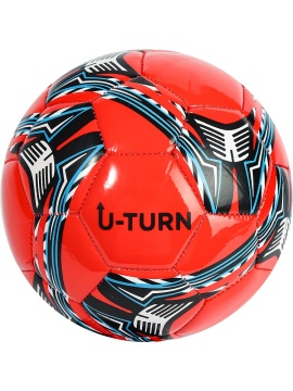 Мяч спортивный футбольный размер 2, диам. 15 см, PVC, 1-слойный, машинная сшивка, 140гр, НЕ НАДУТЫЙ