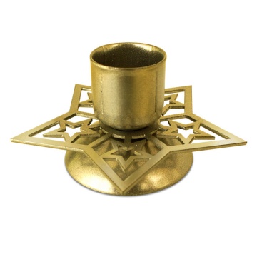 Подсвечник "Созвездие" золото 4*8см