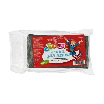 Глина для лепки КУДЕСНИЦА, вакуум, 1кг