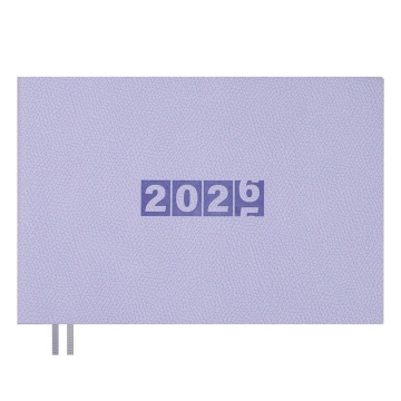 Планинг дат. 2026г 181*127мм 64л., кожзам., мягк.пер. "Джут сиреневый" ляссе