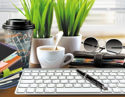 Календарь Трио металл+объем 295*720мм на 2026г. Кофе-брейк