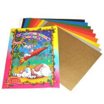 Картон цв. А4 10цв. 10л. немелов., одностор., пл. 200 гр/м2 "Джунгли"