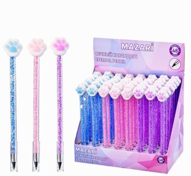 Карандаш вечный Mazari "Лапки" (цена за шт.)