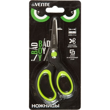 Ножницы детские "deVENTE. Bad Boy" 13см, прорез. ручки, блистер