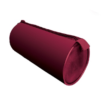 Пенал-тубус (195*65*65) молния, ткань "Бордовый"
