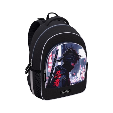 Ученический рюкзак с грудной перемычкой ErichKrause ErgoLine 15L Samurai