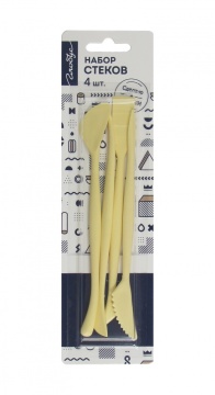 Набор стеков для лепки 4 шт, большие