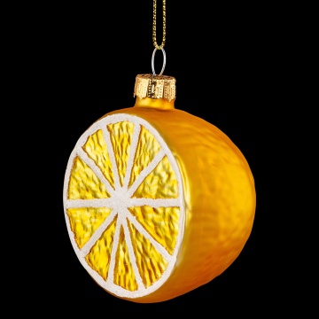 Украшение ErichKrause Decor Лимон 7см, стекло