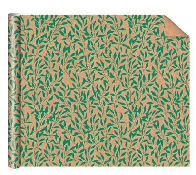 Бумага упаковочная крафт 70*100см "Ветки"